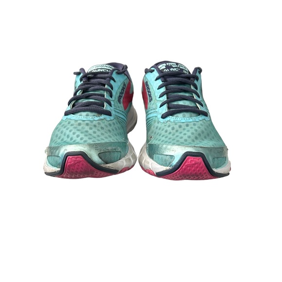 Brooks Womens Launch 3 1202061B436 Blue Pink Running Shoes Sneakers Size 8.5 - Picture 5 of 12